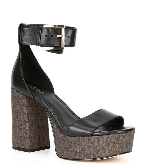 michael michael kors tara platform sandal|michael kors closed toe sandals.